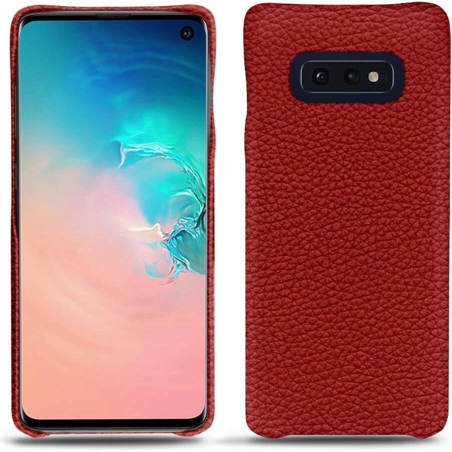 Thumbnail - Noreve Lederschutzhülle (Samsung Galaxy S10e), Smartphone Hülle, Rot