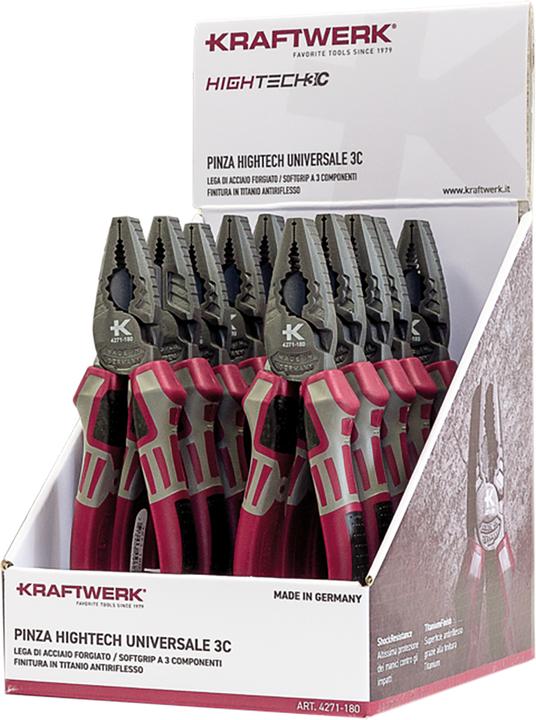 Produktbild Kraftwerk Display KW hightech Kombizange (180 mm)