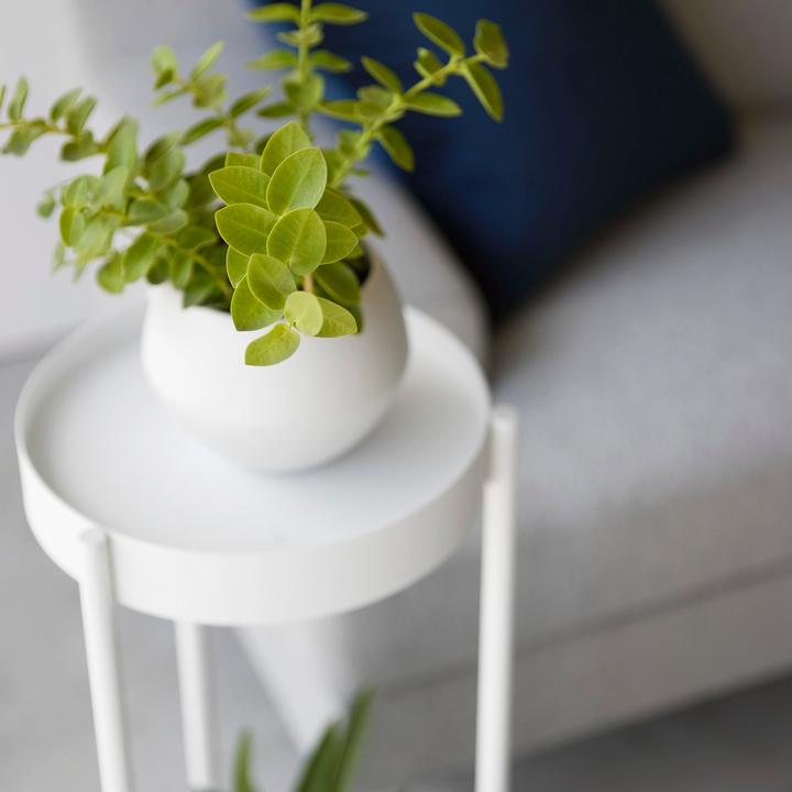 Actual product image Yamazaki 2-tier plant stand with castors TOWER