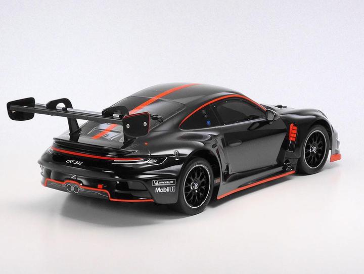 Image du produit Tamiya Porsche 911 GT3 R (992) Black Painted Body (TT-02) (Kit)