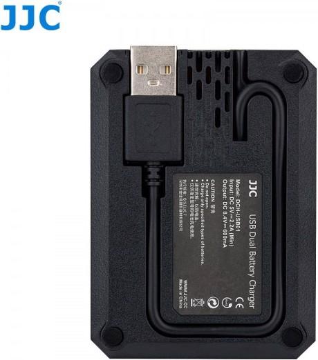 Image du produit JJC Chargeur double USB pour Panasonic BLF19 / BLK22 (Chargeur)