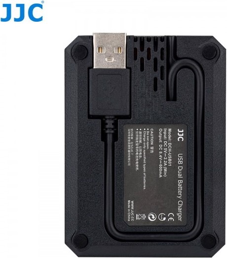 Actual product image JJC Dual USB charger for Panasonic BLF19 / BLK22 (Charger)