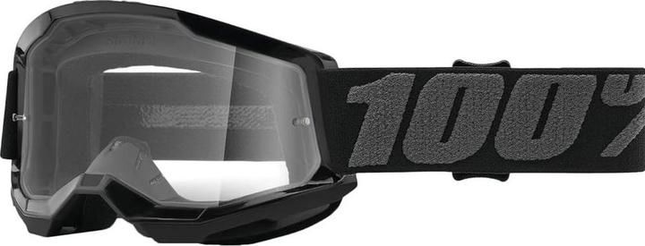 Produktbild 100% Strata 2 Junior Goggle Black - Clear Lens (Schwarz, Clear)