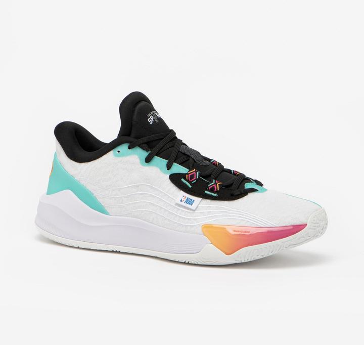 Actual product image Tarmak Men's/Women's Basketball Shoes NBA Spurs Fast 900 Low-1 - White (46)