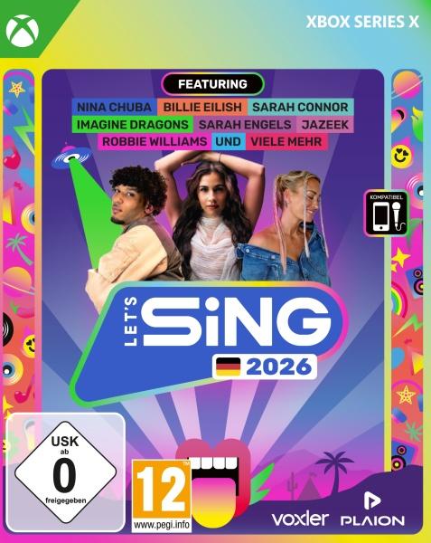 Immagine prodotto Plaion Let's Sing 2026 German Version (Xbox Series S, Xbox Series X)