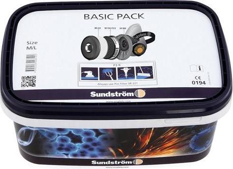 Actual product image Sundström Halvmaske SR900 basic pakke (P3)