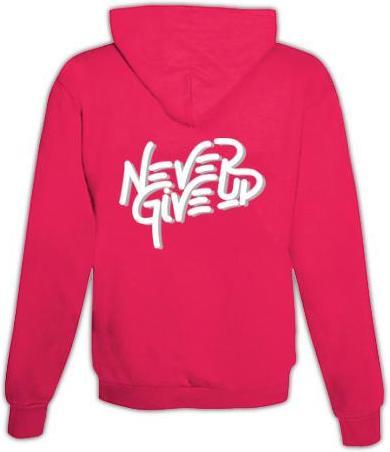 Image du produit Schwesternuhr Sweat à capuche Never give up unisexe (XXL)