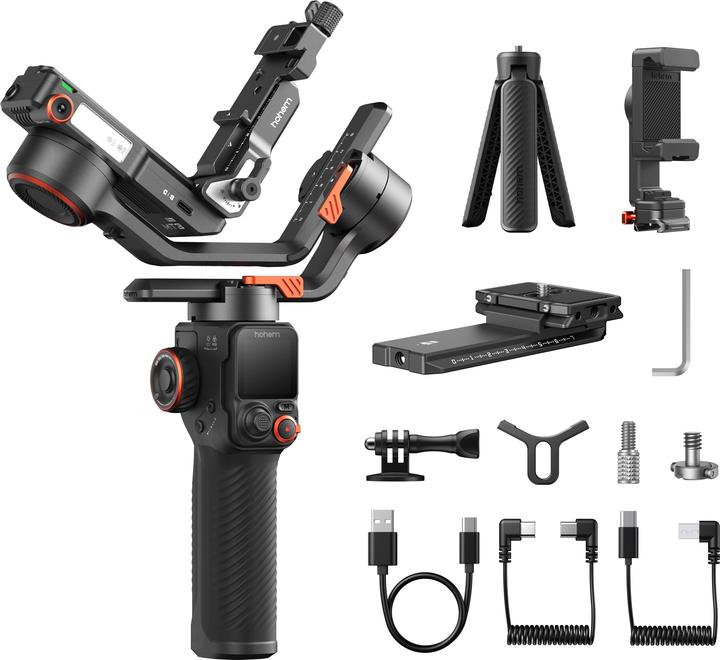 Actual product image Hohem Camera & Phone Gimbal (Action camera, Compact camera, Single-lens reflex camera, Smartphone, 2.50 kg)