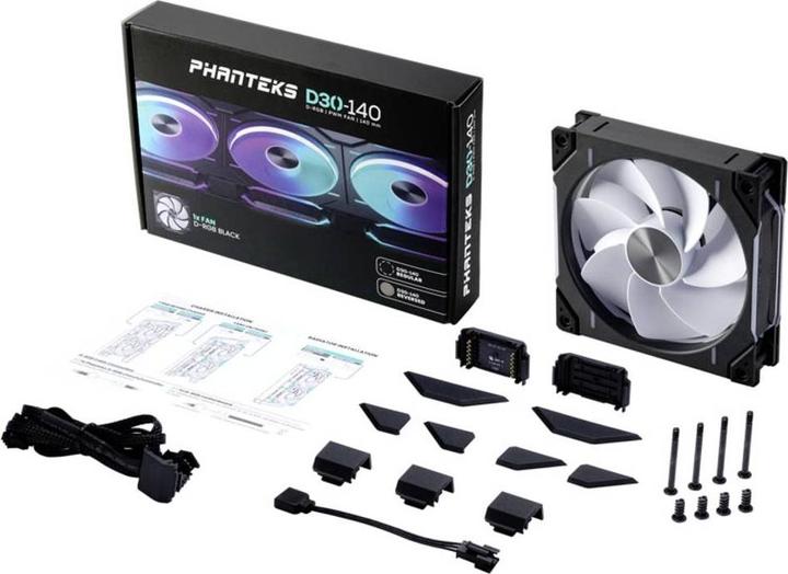 Produktbild Phanteks D30 PWM Reverse Airflow D-RGB (140 mm, 1 x)