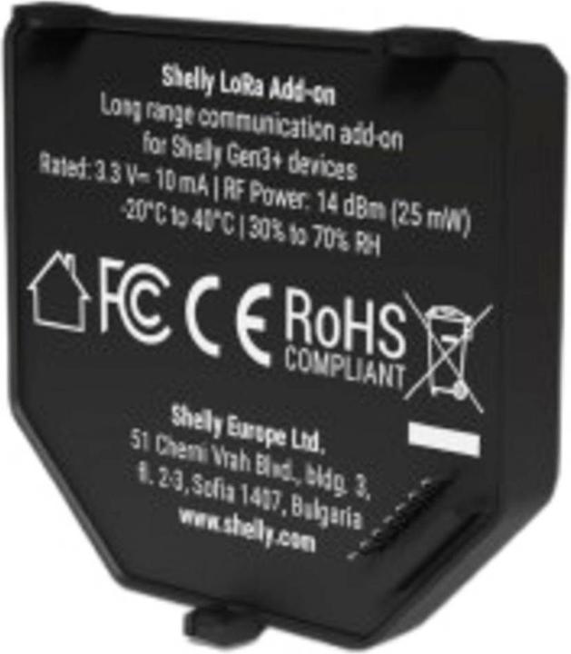 Actual product image Shelly LoRa Add-on (Switch actuator)