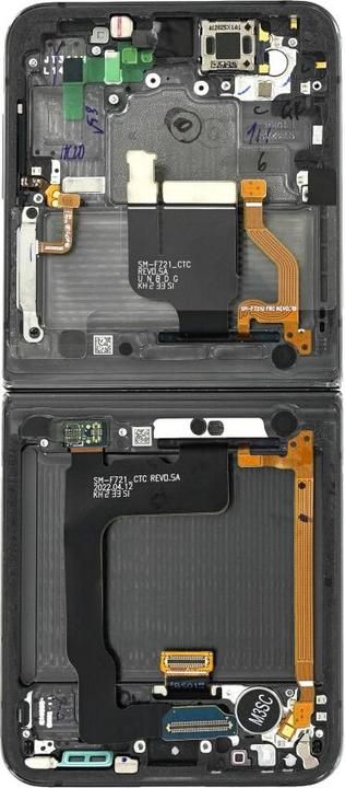 Produktbild Samsung Display Unit ( Main )+ Frame F721 Galaxy Z Flip4 5G graphite GH82-29440A (Display, Galaxy Z Flip4)