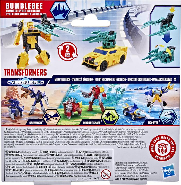 Image du produit Hasbro Cyberworld Armored Cyber Change (assorti - 1 pièce)