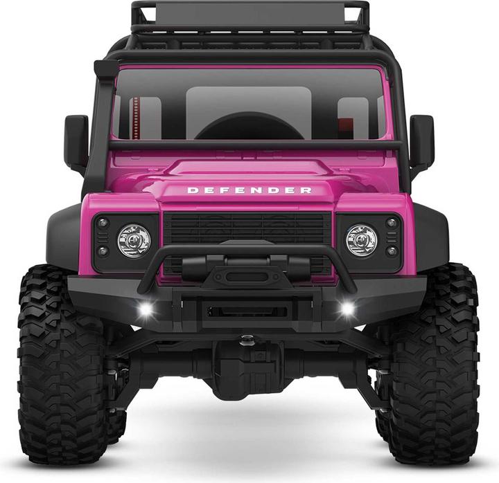 Produktbild Traxxas TRX-4M Land Rover Defender 4x4 pink 1/18 Crawler RTR Brushed, mit Akku und USB Ladegerät (RTR Ready-to-Run)