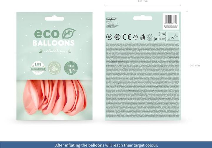 Image du produit Partydeco Eco Balloons 26cm pastel, blush rose (1 pkt / 10 pc.) (10 x)
