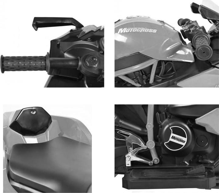 Actual product image Moni Kids motorbike Ninja three wheels (12 V)