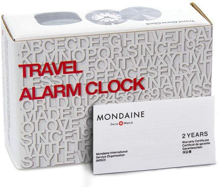 Actual product image Mondaine Classic alarm clock