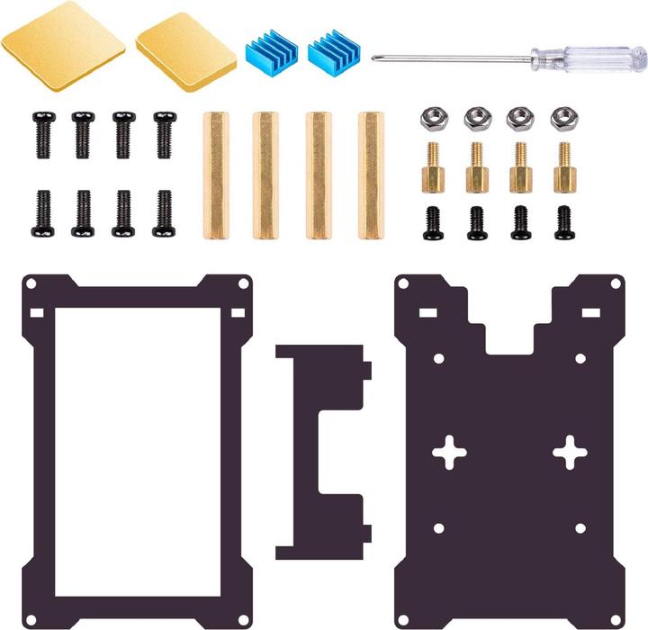 Produktbild Miuzei Bildschirm für Raspberry Pi mit Gehäuse