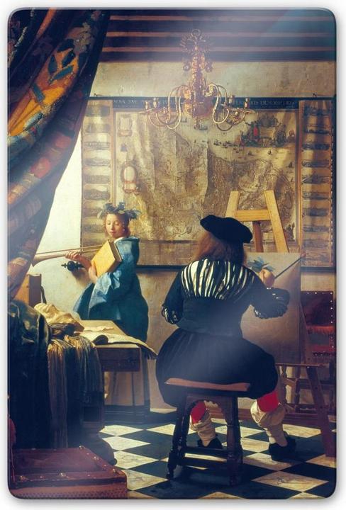 Produktbild Trenddeko Vermeer - Die Malkunst (40 x 60 cm)