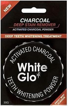 White Glo Activated Charcoal Teeth Whitening Powder 30g Australia