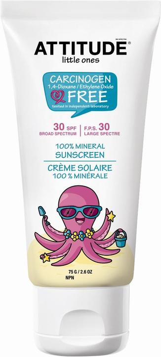 Image du produit Attitude Crème solaire SPF30 (Crème solaire, SPF 30)