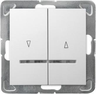 Actual product image Ospel IMPRESJA blind switch with backlighting