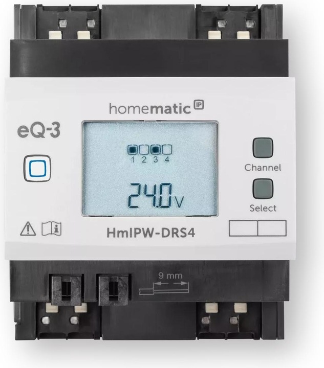 Produktbild EQ-3 HomeMatic IP Wired Schaltaktor 4-fach HmIPW-DRS4 (Schaltaktor)