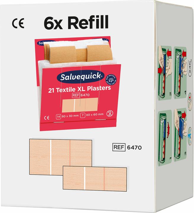 Actual product image Söhngen Refill for SALVEQUICK, elastic plaster sections each 21 pcs, pack of 6 pcs (21 x)