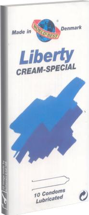 Produktbild World`s Best Worlds Best «Liberty Cream Special» 10 extra feuchte Kondome mit reichlich Gleitgel (10 Stk.)