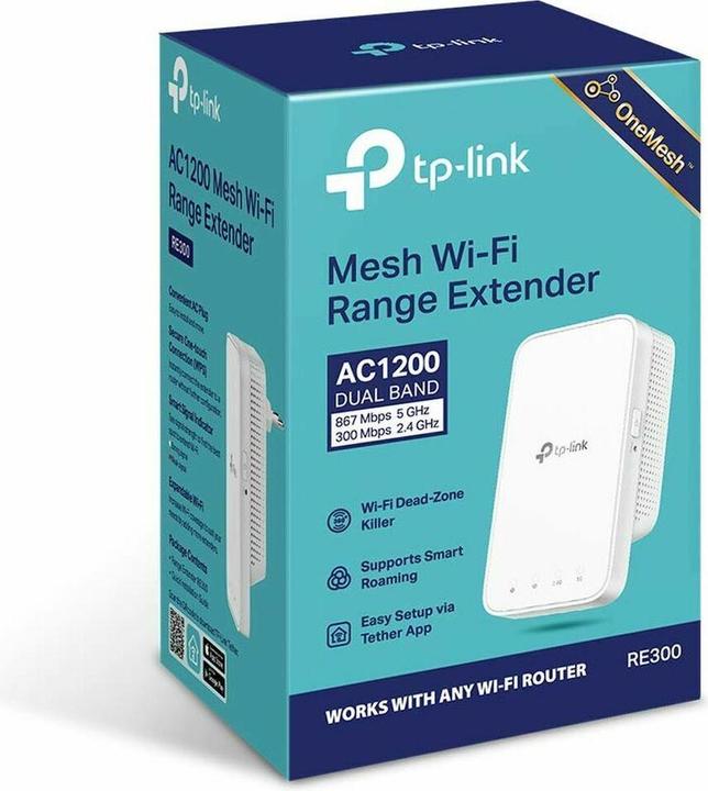 Produktbild TP-Link RE300 (867 Mbit/s, 300 Mbit/s)