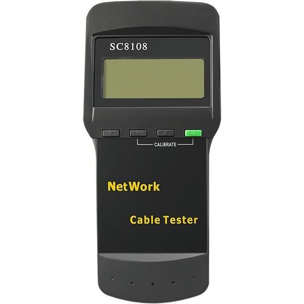 Qoltec 54279 Tester per cablaggio LAN RJ45 RJ12 BNC, Accessori di rete