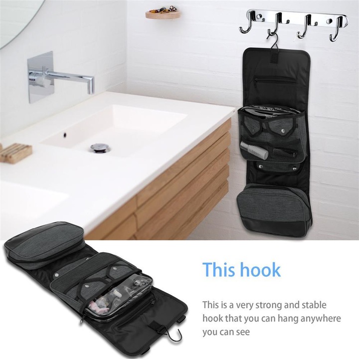 Actual product image Intirilife Foldable toilet bag