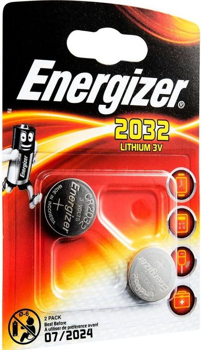Image du produit Energizer CR2032 Lithium (2 pcs, CR2032, 235 mAh)