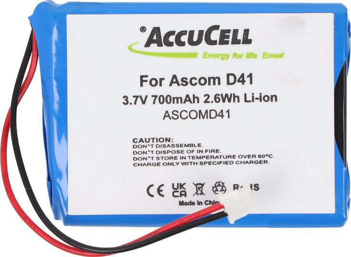 Produktbild Ascom Akku D41 Akku FA01302005, FA83601195