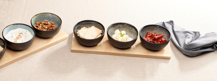 Immagine prodotto Ladelle Set di ciotole e vassoi Fusion blu-verde da 4 pezzi