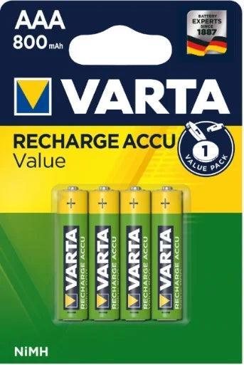 Image du produit Varta Batterie rechargeable (4 pcs, AAA, 800 mAh)
