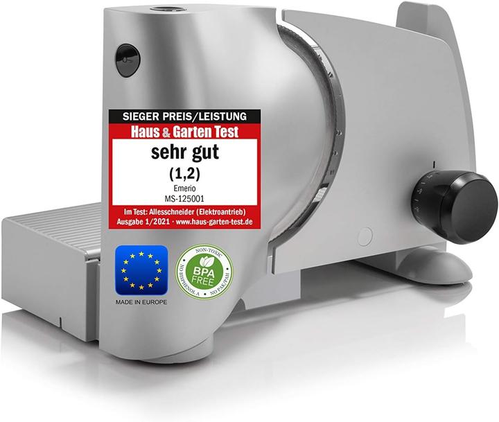 Produktbild Emerio Allesschneider mit Edelstahl Universal-Messereinheit