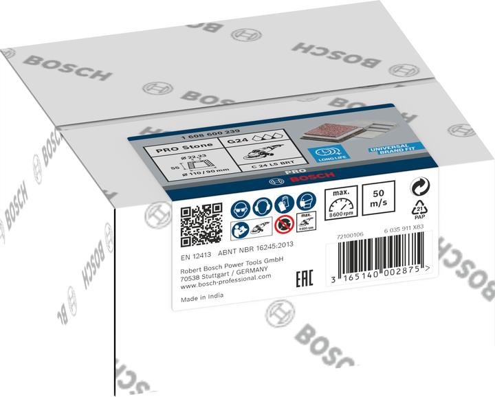 Actual product image Bosch Professional Zubehör PRO Metal conical cup wheel, 90 x 110 x 55 mm, G24 (24)