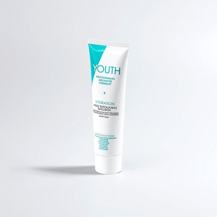 Actual product image Youth Hydration Milky Exfoliating Emulsion - 100 ml (Cleansing scrub, 100 ml)