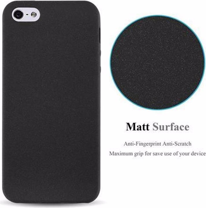 Actual product image Cadorabo TPU Frosted Cover (Apple iPhone 5)