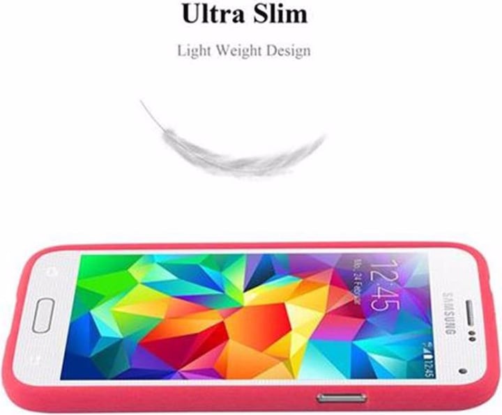 Image du produit Cadorabo Couverture TPU givrée (Samsung Galaxy S5 Mini, Samsung Galaxy S5 Mini Duos)