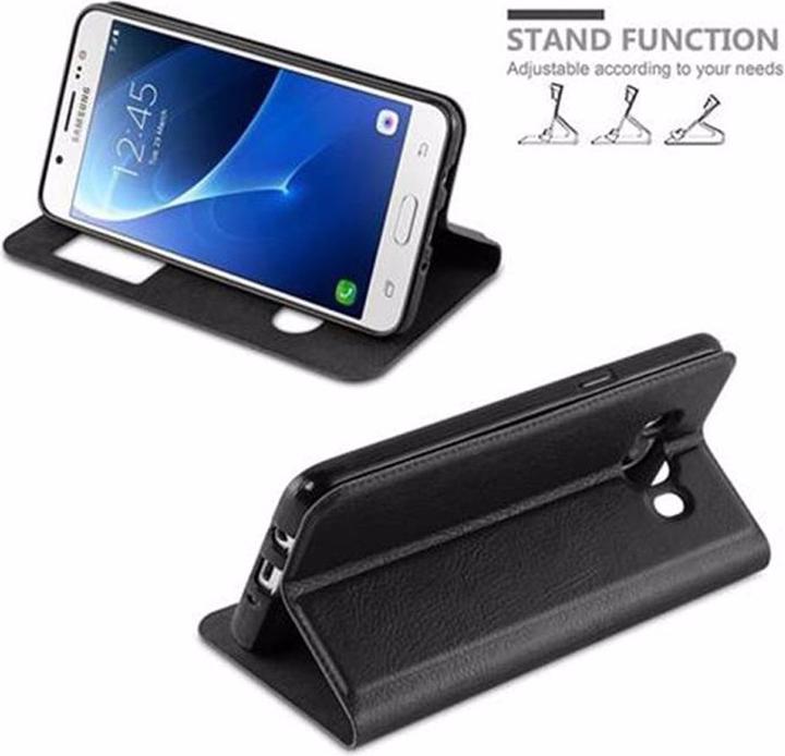 Actual product image Cadorabo Book with View double window cover (Samsung Galaxy J5 (2016))