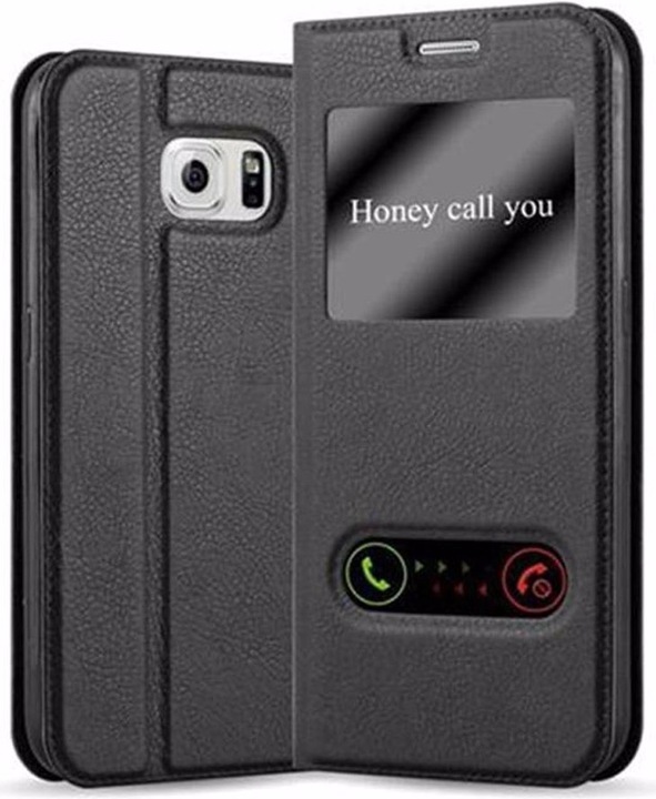 Produktbild Cadorabo Book mit View Doppelfenster Cover (Samsung Galaxy S6)