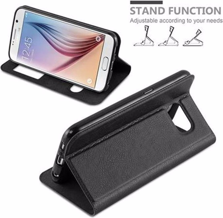 Produktbild Cadorabo Book mit View Doppelfenster Cover (Samsung Galaxy S6)