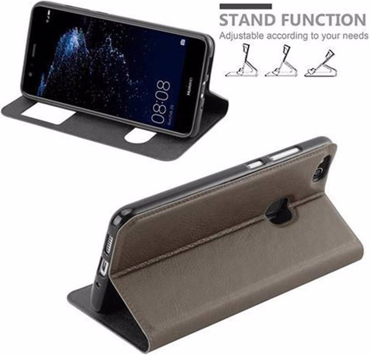 Actual product image Cadorabo Book with View double window cover (Huawei P10 Lite)