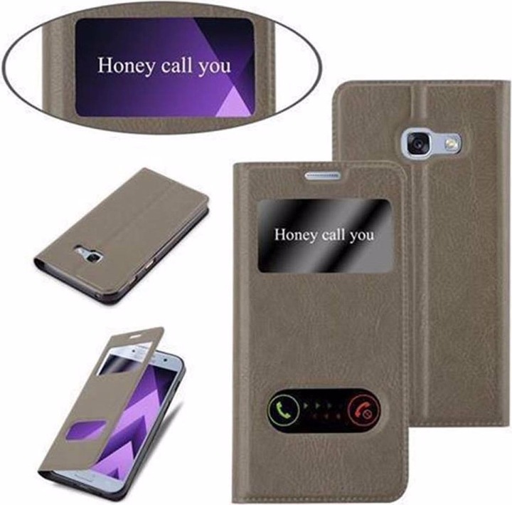 Produktbild Cadorabo Book mit View Doppelfenster Cover (Samsung Galaxy A5 (2017))