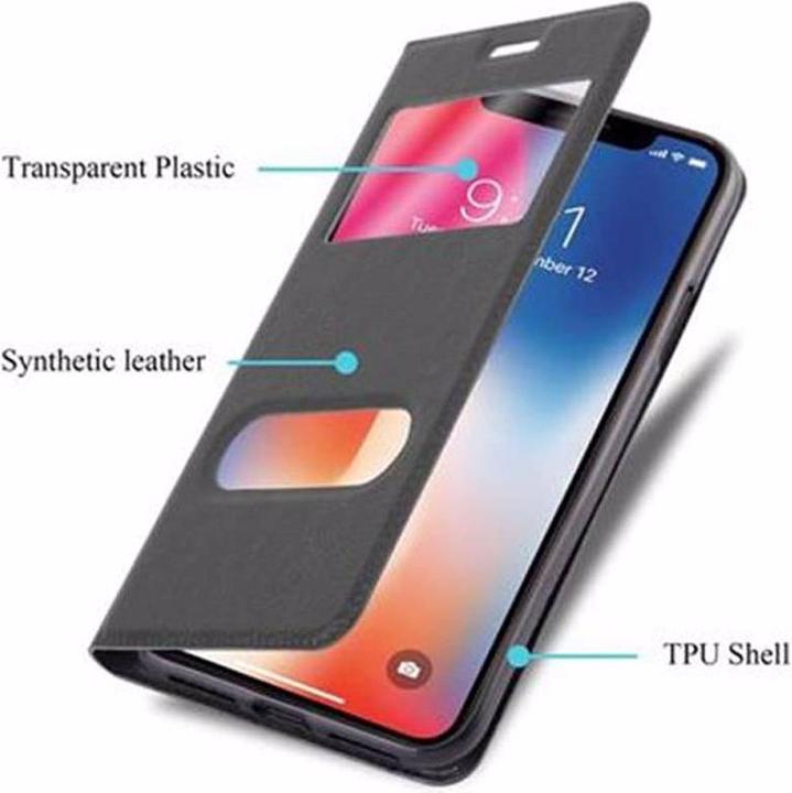 Immagine prodotto Cadorabo Libro con copertina a doppia finestra con vista (Apple iPhone X)