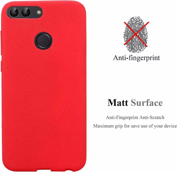 Actual product image Cadorabo TPU Frosted Cover (Huawei Enjoy 7S, Huawei P Smart (2018))