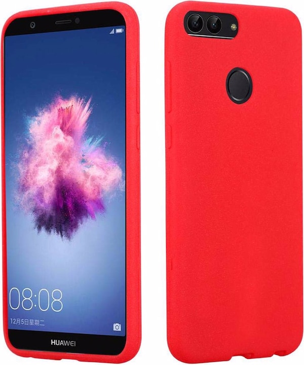 Actual product image Cadorabo TPU Frosted Cover (Huawei Enjoy 7S, Huawei P Smart (2018))
