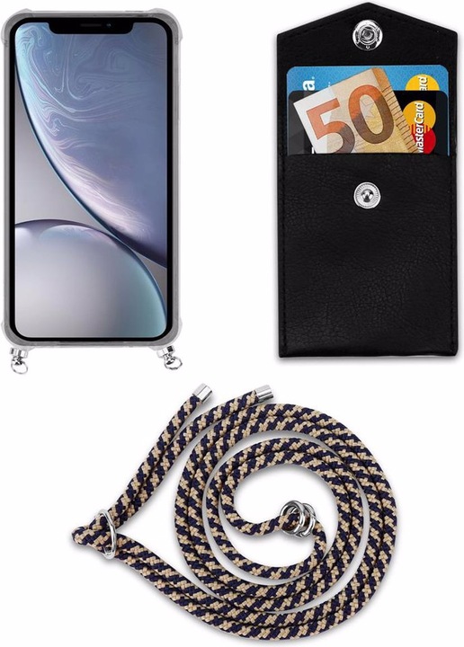 Produktbild Cadorabo TPU Handy Kette SILBER Cover