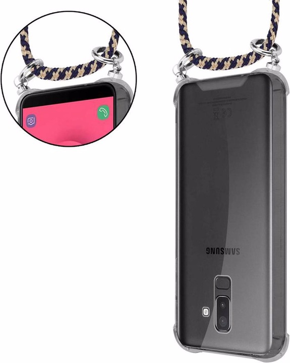 Produktbild Cadorabo TPU Handy Kette SILBER Cover